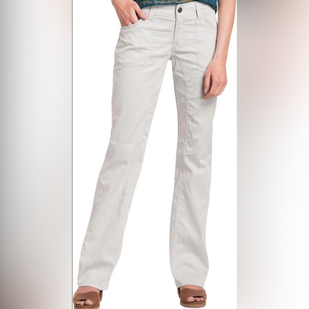 Kuhl Light Cabo Pants Women’s Gray pants size 6 cotton linen blend